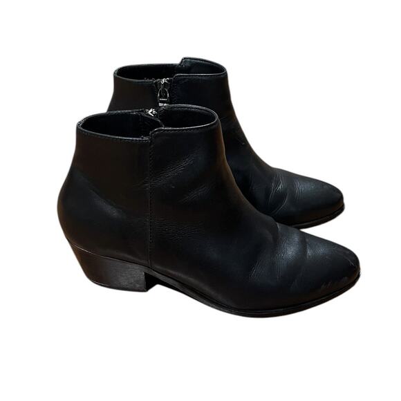 Thursday Boots Company The Downtown Boots Leather Black Ankle Booties Size 8.5 - Picture 3 of 12